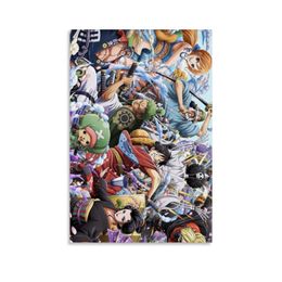 Panel Hanging Posters Vertical One- Piece - Wano Wall Art Canvas Doth Posters