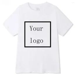 Men's T Shirts Custom T-Shirt Diy Logo Image Print Clothing Customized Casual Tees Size Xs-4Xl