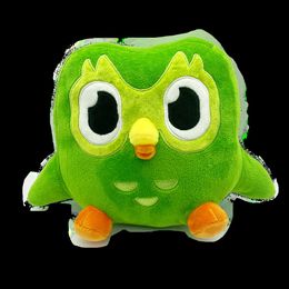 Plush Dolls Lovely Green Duo Plushie of Duo The Owl Cartoon Anime Plush Toy Soft Stuffed Animal Plushie Dolls Children Birthday Gift 230421