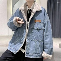 Men's Jackets Casual And Fleece Denim Jacket