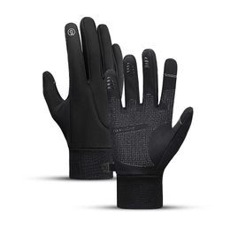 Cycling Gloves Winter Gloves Men Cycling Bike Women Thermal Fleece Cold Wind Waterproof Touch Screen Bicycle Warm Outdoor Running J230422