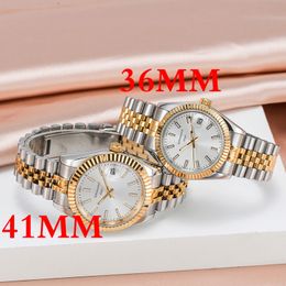 Top High Quality Watch 36/41mm Mens Precision Durable Automatic Movement Stainless Steel Ladies Waterproof Luminous Mechanical Watch