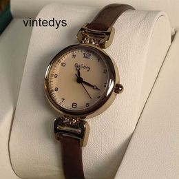 Luxury Watch Student Watch Female Junior High School Style British Fashion Simple Temperament Small Dial Quartz