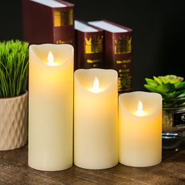 New Electronic Flameless LED Candle Lamp Swing Flame warm white LED Candle Battery Operated Candles Swinging Flame LED Candle