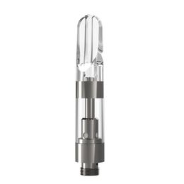 Flat Screw M6T Vape Cartridges G5 Ceramic Plastic 0.8ml 1.0ml Clear 510 Thread Screw-on Empty Carts Packed In Foam