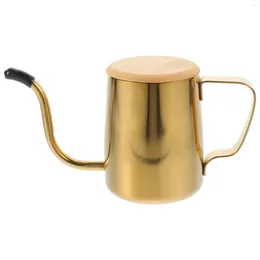 Dinnerware Sets Stainless Steel Coffee Pot Gooseneck Kettle Camping Small Tea Pour Stovetop Office