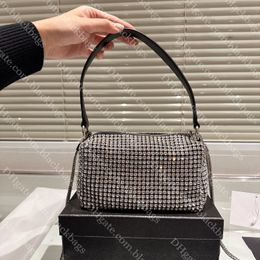 Exquisite Diamond Bag Designer Women Tote Luxury Shining Shoulder Dinner Bag Large Capacity Ladies Handbag Clutch Wallet 2 Sizes Christmas Gift