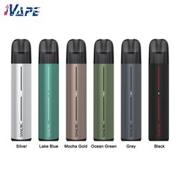 SMOK Solus 2 Pod Kit 700mAh 15W Max Output with 2.5ml Solus 2 Meshed 0.9ohm Pod Cartridge for RDL/MTL Vaping Draw-activated Vape Pod Device