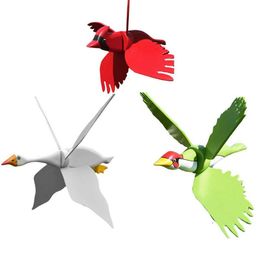 White Garden Windmill Spinners Whirligigs Asuka Series Yard Statue Wind Sculptures for Courtyard Patio Lawn Decoration Gift Q0811273x