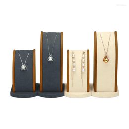 Jewelry Pouches Wood Creative Organzier Srand For Nekclace Earring Pendant Show Display Stand