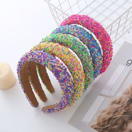 Sweet Candy Color Hairband Make Up Donut Headband Fashion Korean Style Female Star Hair Hoop