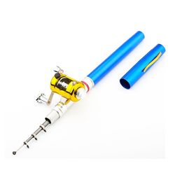 Fishing Accessories Pen Holder Fishing Rod Ultra Short Sea Pole Portable Pocket Aluminum Alloy Shell Reinforced Explosion-proof Ring Rod 230421