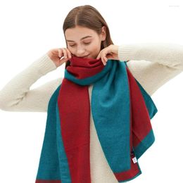 Scarves Ohyoga Women Warm Long Shawl Lightweight Soft Knit Large Scarf For Fall Winter Wraps Outdoor Travel Hiking Femme