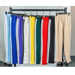 Pantaloni da uomo sciolti uomini sport pantaloni lunghi pantaloni cerniera pantaloni da uomo casual lettera di lingua da uomo stampato jogger late