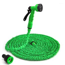 Garden Hose Expandable Magic Hose With Sprey Gun Flexible Water Car Washer Cleaning Tool Gardning1287u