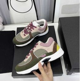 Sandals Luxury Designer Running Shoes Channel Sneakers Women Lace-Up Sports Shoe Casual Trainers Classic Sneaker Woman Ccity ghhgfgd 208ESS