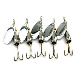 HENGJIA 100pcs 6 5cm 8 5g Spinner Spoon bait Fishing Lure Hard Fishing Spoon Lure Metal Jigging Lure Baits Fishing Tackle283x