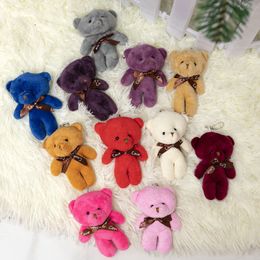 Плюшевый плюшевый мишка Тедди, маленький медвежонок, игрушка, подарки, оптовая продажа, брелок, подвеска
