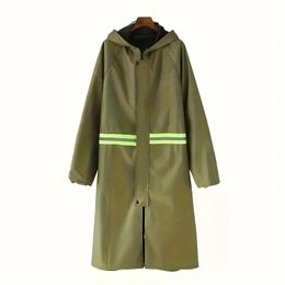 Waterproof Reflective Luminous Rain Coat, Durable Cycling Motorcycle Vehicle Rain Poncho