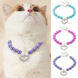 Dog Collars Pet Accessories Cat Sweet Cute Necklace Collar Neck Chain