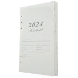 wholesale Notepads 2024 English Agenda Book Page A5 Daily Planner Office Calendar Writing Looseleaf Travel Weekly Monthly 230926 ZZ