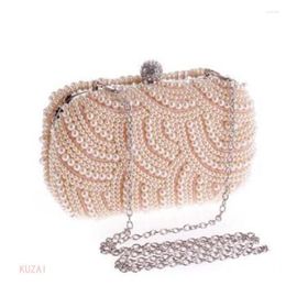 Evening Bags Pearl Bag For Women Handbag Bride Party Wallet Chain Clutch Day Clutches Lady Wedding Vintage Purse