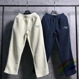 Men s Jeans Granular Velvet Casablanca Sweatpants Men Women High Quality Oversize Embroidery Drawstring Pants 231122