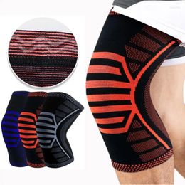 Knee Pads 1pc Gym Sports Safety Fitness Kneepad Elastic Brace Support Gear Patella Running Basketball Volleyball Tennis