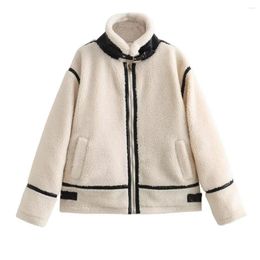 Women's Jackets 2023 Autumn And Winter Casual One Lamb Wool Effect European American Jacket