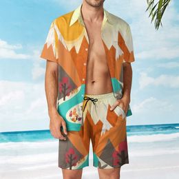 Men's Tracksuits April Beach Suit Graphic Vintage top Quality Going Out USA Size 230421