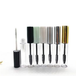 10ML Empty Mascara Bottle Container Tube with Eyelash Wand Brush Round Eyelash Bottles PET clear Empty Mascara Packing Bottles Xkmnx