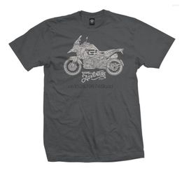 Men's T Shirts 2023 Cotton T-Shirt - GS 1300 1250 Enduro Motorbike Adventure Rally Motorcycle Tee