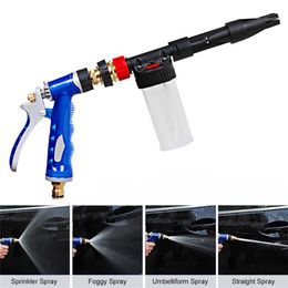 Dropship 1PC adjustable water gun high pressure power washer foam water gun car moto washing machine high pressure deep cleaning Y266q