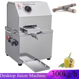 Electric Sugarcane Machine Desktop Vertical Commercial Juicer Stainless Steel Equipment