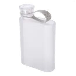 Water Bottles Plastic Glasses Kettle Sports Drinking Bottle Storage Outdoor Portable Cup Leakproof White Container Fitness