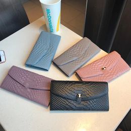 Designer Cardholder genuine wallets leather Snake print female cardholder Purse Leather canvas luxury purse Mini Bank Card Bag