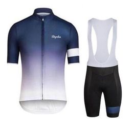 RAPHA team Cycling Short Sleeves jersey bib shorts sets 2018 new summer Breathable quick-dry MTB bike ropa ciclismo men290j