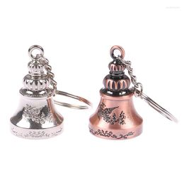 Keychains Wind Bells Keychain Key Holder Fashion Men Women Car Chain Metal Party Gift Jewelry Chinese Bell Wholesale