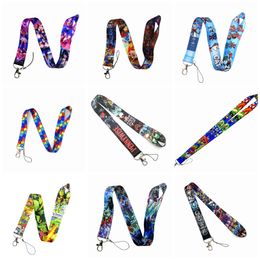 Cell Phone Straps Charms 30pcs Cartoon Japan Anime Movie Games Lanyard Key Chain ID Neck Holder Handbag Badge Boy Girl Keychain Gift Accessories Wholesale 2023 #002