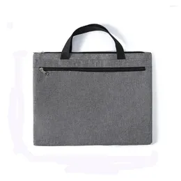 Storage Bags Waterproof Briefcase Oxford Portable A4 Document Bag Men Women Meeting File Organise Package Business Laptop Handbags