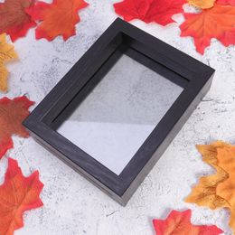 Frames 1Pc 5 Inches Double-sided Glass Po Frame Dried Flower Leaves Specimen DIY Paper-cut Picture
