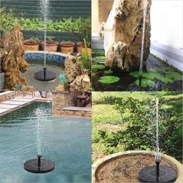 Garden Decorations Large Size Solar Fountain Water Pool Outdoor Panel Decoration