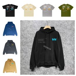 Mens hoodie Designer Amirri sweater hoodies Pullover Sweatshirts Hip Hop miris Letter Print Tops Labels AM hoody S-XXL