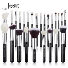 Makeup Tools Jessup brushes 6 25pcs Make up Brush set Professional Natural Synthetic Foundation Powder Contour Blending Eyeshadow 230421