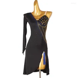 Stage Wear Latin American Training Clothes Performance Dance Dress Women Cocktail Dresses Outdoor Sex Skirt 2023 Outfit Cha