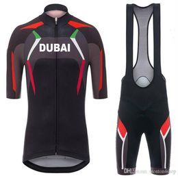 2022 Men Summer triathlon DUBAI Black Cycling Jersey mountain bike clothes maillot ciclismo ropa Size XXS-6XL L11248I