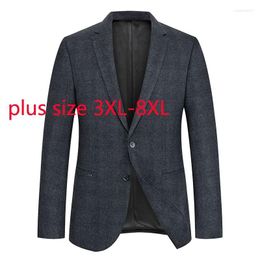 Men's Suits Super Quality Arrival Large High Autumn And Winter Young Fashion Casual Suit Coat Men Blazers Plus Size 3XL 4XL5XL6XL7XL8XL