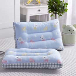 Pillows Lovely Puppy Printing Pattern Baby Pillow born Cotton Protection Neck Pillow Cartoon Children Breathable Head Support Pillow 230422