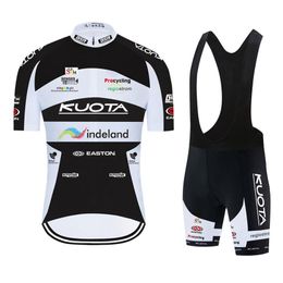 2021 New KUOTA Team Cycling Jersey Short Sleeve Cycling Set Men's Summer Pro Bicycle Wear MTB Bike Shorts Suit Maillot Culott248y