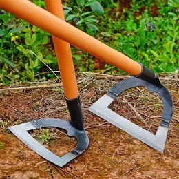 Other Garden Tools Hollow Hoe Handheld Steel Agricultural Hoes Weeding Rake Planting Vegetable Gardening Loosening Soil Drop 230422